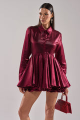 OH MY BUTTON DOWN MINI DRESS