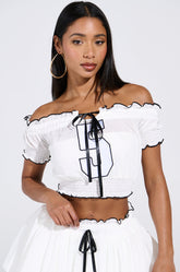 LINDSEY CROPPED TOP