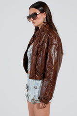 EYES OF THE NIGHT PUFFER JACKET