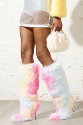 AZALEA WANG UPSETTER PINK STILETTO BOOT