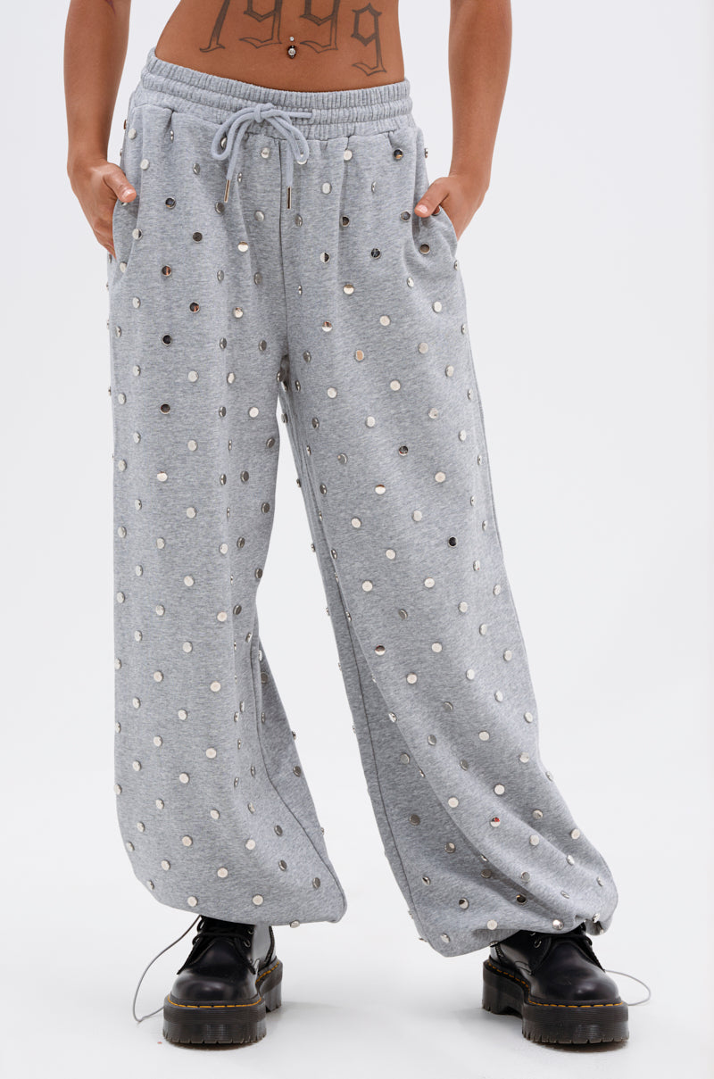 POPPING OFF WIDE LEG JOGGER