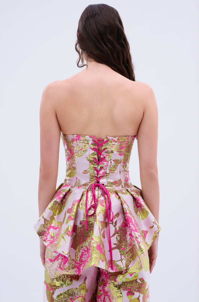 LOVELY FLORAL CORSET