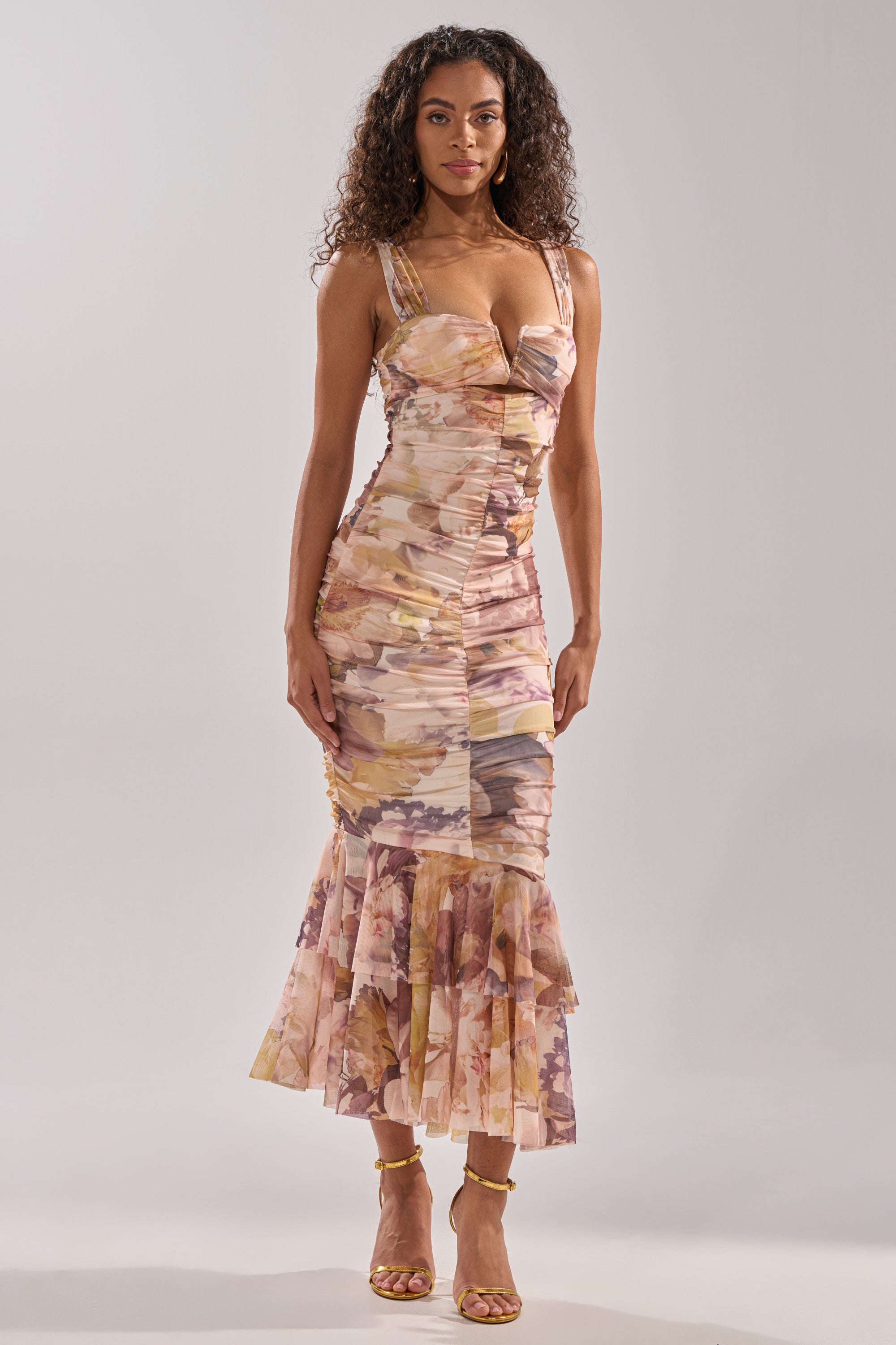 LOVER GIRL SLINKY MIDI DRESS