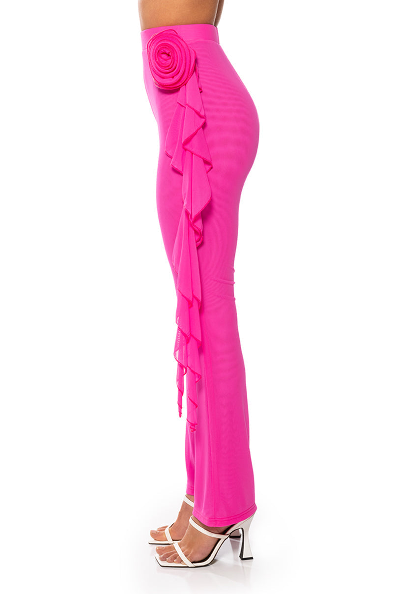 ARIANA FLOUNCED FLARED LEGGING