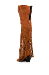 MONTANA SUEDE BOOT IN CAMEL